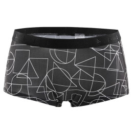 Caleçon femme Craft Boxerky Greatness Waistband W noir / blanc Blackwhite