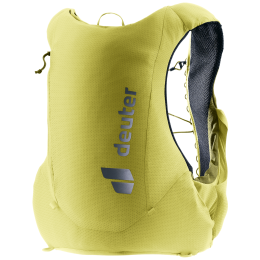 Gilet course Deuter Traick 9 jaune sprout-cactus