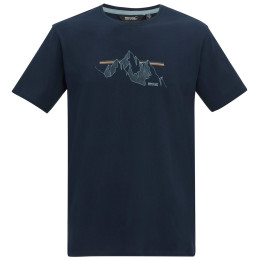 T-shirt homme Regatta Cline IX bleu foncé NvyMntLines