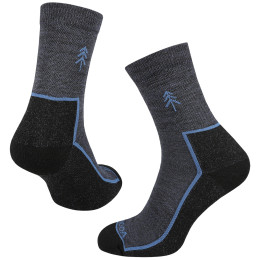 Chaussettes MOOA Merino Forest bleu Denim Blue