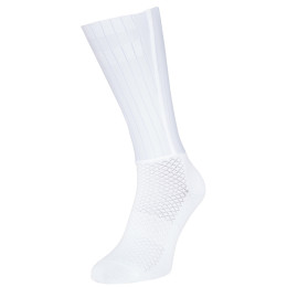 Chaussettes vélo Silvini Lavaredo blanc / noir cloud-black