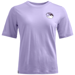T-shirt femme Ortovox 140 Cool Round Landscape T-shirt violet Lush Lavender
