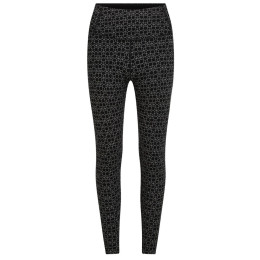 Sous-vêtements fonctionnels femme Icebreaker Women M 260 Tech Vrtx H R Leg AlpGeo noir / blanc Black/Snow/J