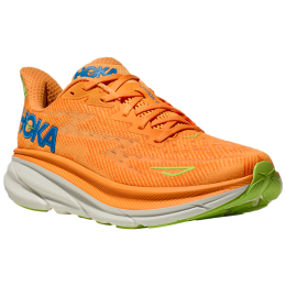 Chaussures homme Hoka M Clifton 9 orange Solar Flare / Lettuce