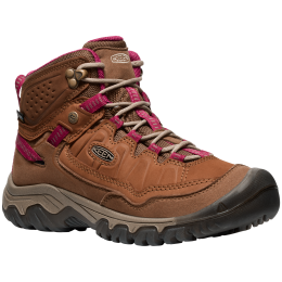 Chaussures randonnée femme Keen Targhee Iv Mid Wp Women brun bison/beaujolais