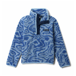 Sweatshirt enfant Columbia Helvetia™ II Printed Half Snap Fleece Mountain Blue T bleu Mountain Blue T