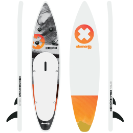 Planche de stand-up paddle Elements Gear RYSO 12.6 gris grey