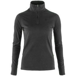 Sweat-shirt femme Fjällräven Skare Half Zip gris foncé Dark Grey