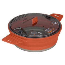 Pot pliant Sea to Summit X-Pot 1.4 rouge Rust