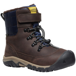 Bottes d'hiver enfant Keen Kanibou Wp Youth brun java/naval academy