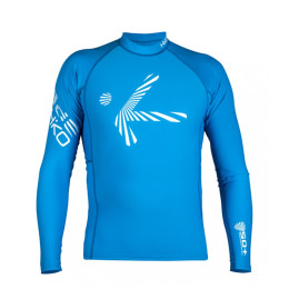 T-shirt homme Hiko SHADE PLUSH dl. r. bleue ProcessBlue