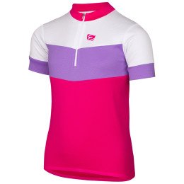 Maillot cyclisme enfant Etape Peddy 2.0 rose / violet lila/růžová