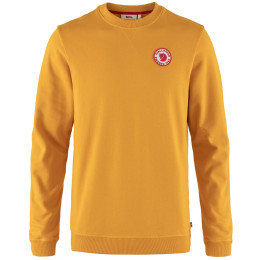 Sweat-shirt homme Fjällräven 1960 Logo Badge Sweater jaune Mustard Yellow