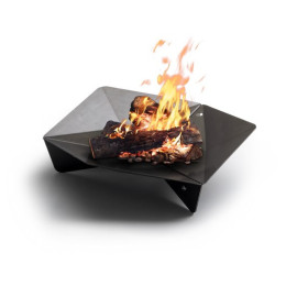 Brasero Höfats Triple Ø 65 noir Corten steel