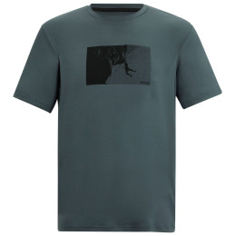 T-shirt homme Regatta Fingal Stretch vert foncé Dark Storm