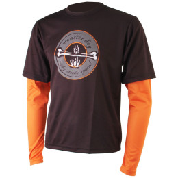 Maillot cyclisme homme Axon Monster dlouhý rukáv noir / orange
