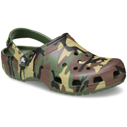 Pantoufles Crocs Classic Camouflage Clog vert Army Green/Multi