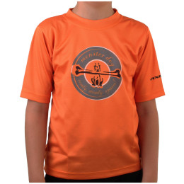 Maillot cyclisme enfant Axon Monster JR orange