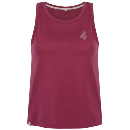 Top femme MOOA Merino Lyolite Edelweiss 150 rose dark pink