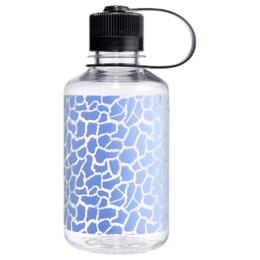 Bouteille Nalgene Narrow Mouth Animal Print 500 ml bleu / blanc Clear Rainbow Giraffe