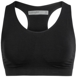 Soutien-gorge Icebreaker Anatomica Seamless Sport Bra vert Black