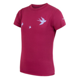 T-shirt fonctionnel enfant Sensor PT Coolmax Fresh Swallow kr.r. violet Lilla
