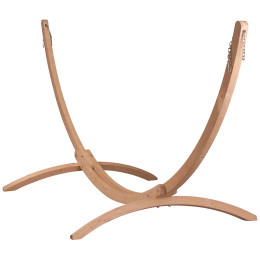 Support hamac La Siesta Stojan na síť Canoa do 200kg brun Wood