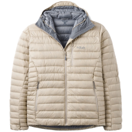 Veste homme Rab Microlight Alpine Down Hoody beige Dark Pebble