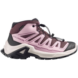 Chaussures enfant Salomon X Ultra Mid Gtx J Huckleberry-Dawn Pink-Concord Grape rose Huckleberry / Dawn Pink / Concord Grape