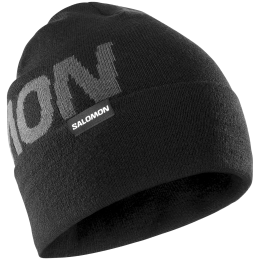 Bonnet Salomon Hermitage Beanie noir DEEP BLACK