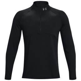 T-shirt homme Under Armour Qualifier Run 2.0 1/2 Zip vert Black / Black / Reflective