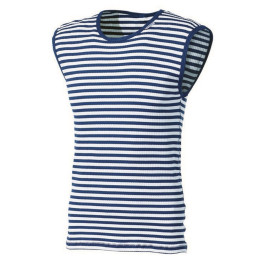 T-shirt Progress Triko MLs NSC 0BA bleu / blanc Blue/WhiteStrip