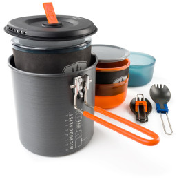 Set de vaisselle GSI Outdoors Halulite Microdualist