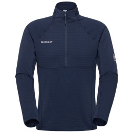 Sweat-shirt homme Mammut Taiss ML Half Zip Pull Men bleu foncé marine