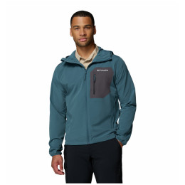 Veste homme Columbia Tall Heights™ III Hooded Softshell bleu Everblue, Shark