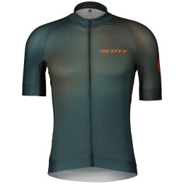 Maillot vélo homme Scott RC Pro SS vert / orange aruba green/braze orange