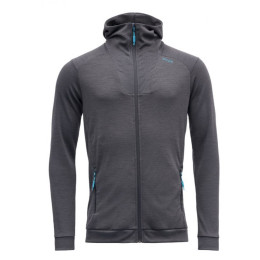 Sweat-shirt homme Devold Aksla Man Jacket W/Hood girs Night