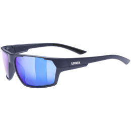 Lunettes soleil Uvex Sportstyle 233 P vert / bleu Deep Space Mat/Mirror Blue
