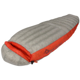 Sac de couchage en plumes Sea to Summit Flame FmIII Long gris / rouge LightGray/Paprika