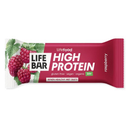 Barre Lifefood Lifebar Protein tyčinka malinová BIO 40 g