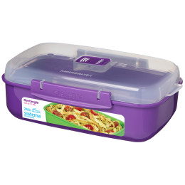 Boîte alimentaire Sistema Rectangle 1.25l violet