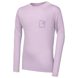 T-shirt fonctionnel enfant Sensor Merino DF Logo Up Mystic Violet
