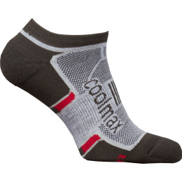 Chaussettes High Point Active 2.0 Invisible Socks noir / rouge Black/Red