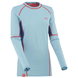 T-shirt fonctionnel femme Kari Traa Svala Ls bleu / rose Surfboard