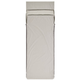 Doublure sac de couchage Sea to Summit Silk Blend Sleeping Bag Liner - Rectangular w/ Pillow Sleeve gris clair Moonstruck Grey