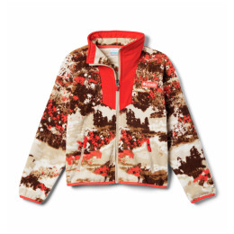 Sweatshirt enfant Columbia Sequoia Grove™ Printed Full Zip Fleece Zing Fieldaze, brun / orange Zing Fieldaze,