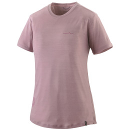T-shirt femme Patagonia Women's Capilene Cool Merino Blend Graphic Shirt rose Multi-Pitch: Quiet Violet