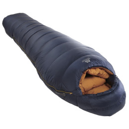 Sac de couchage en plumes Mountain Equipment Helium 400 XXL bleu foncé Cosmos