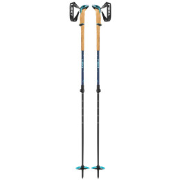 Bâtons de ski alpin Leki Bernina Lite 2 vert / bleu denimblue-midnight blue-mint