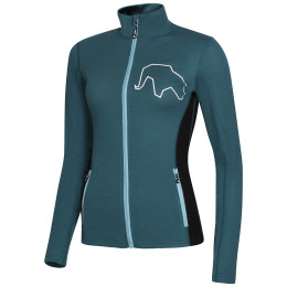 Sweat-shirt femme Zulu 3D Merino Collar 200 pétrole Petrol